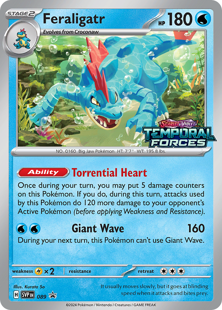 Scarlet & Violet Promo Feraligatr #89